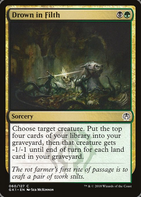 Drown in Filth highlighted card art
