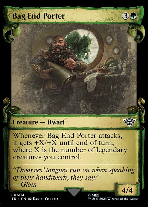 Bag End Porter highlighted card art