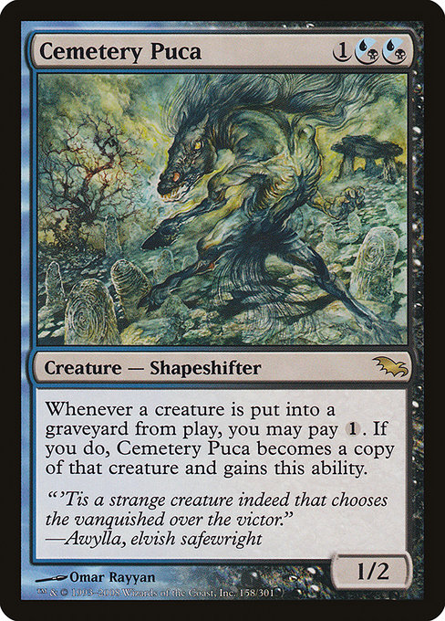 Cemetery Puca highlighted card art