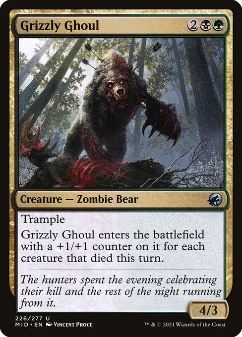 Grizzly Ghoul from Innistrad: Midnight Hunt