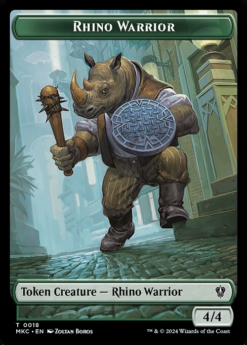 Rhino Warrior highlighted card art