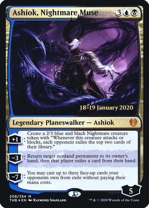 Ashiok, Nightmare Muse from Theros Beyond Death Promos