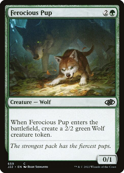 Ferocious Pup highlighted card art