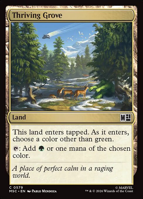 Thriving Grove from Marvel Super Heroes Commander