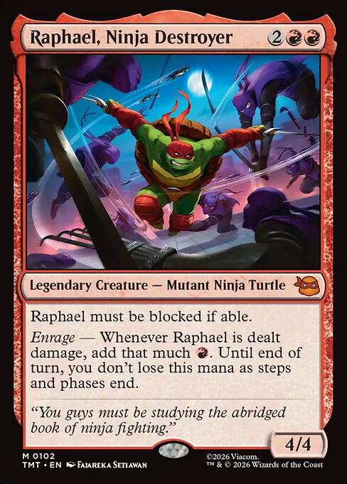 Raphael, Ninja Destroyer from Teenage Mutant Ninja Turtles