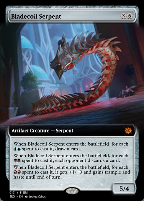 Bladecoil Serpent highlighted card art