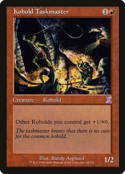 Kobold Taskmaster from Time Spiral Timeshifted