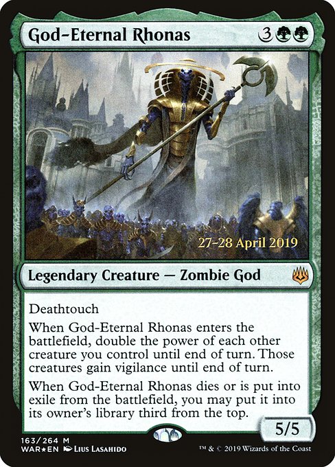 God-Eternal Rhonas from War of the Spark Promos