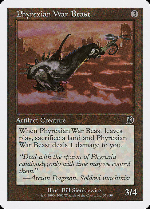Phyrexian War Beast from Deckmasters