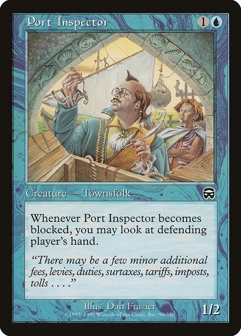 Port Inspector highlighted card art
