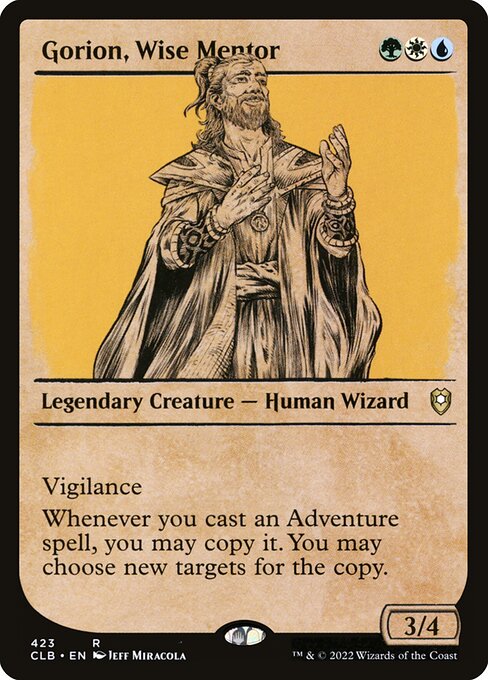 Gorion, Wise Mentor from Commander Legends: Battle for Baldur's Gate