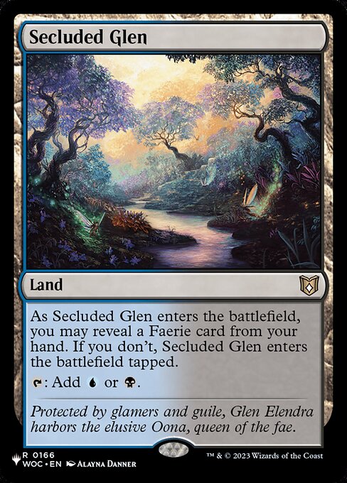 Secluded Glen highlighted card art