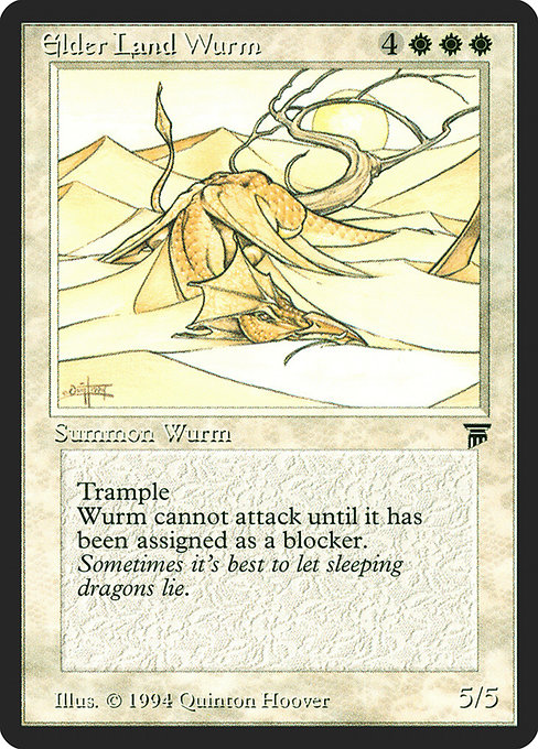 Elder Land Wurm from Legends