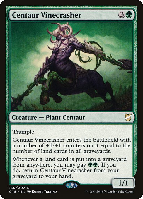 Centaur Vinecrasher from Commander 2018