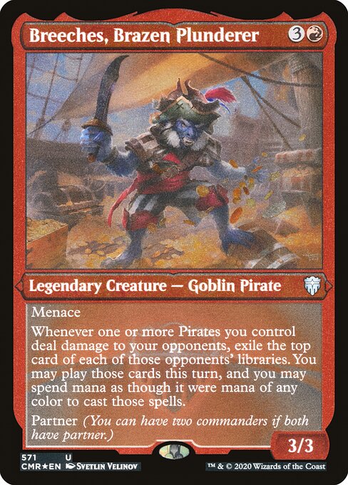 Breeches, Brazen Plunderer from Commander Legends