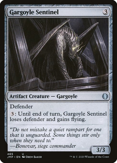 Gargoyle Sentinel highlighted card art