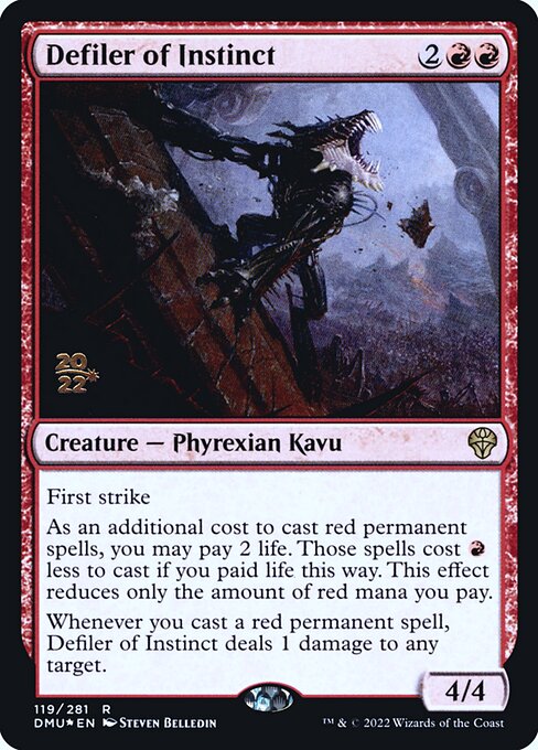 Defiler of Instinct from Dominaria United Promos