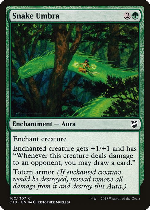 Snake Umbra from Commander 2018