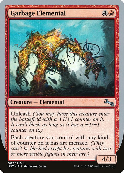 Garbage Elemental highlighted card art
