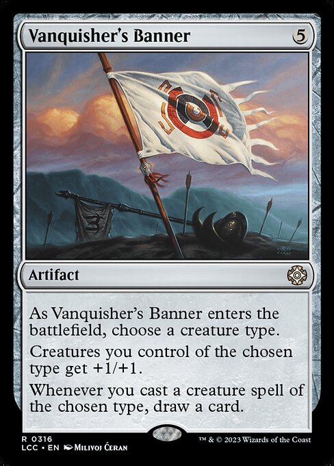 Vanquisher's Banner highlighted card art