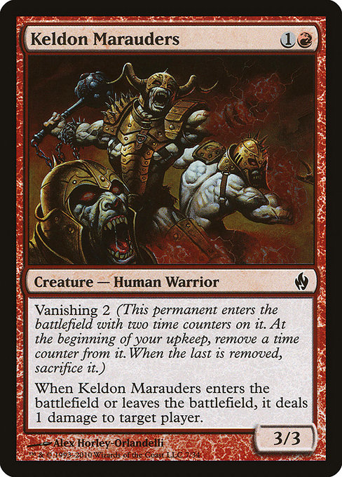 Keldon Marauders from Premium Deck Series: Fire and Lightning