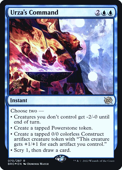 Urza's Command from The Brothers' War Promos