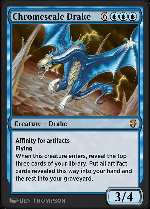 Chromescale Drake highlighted card art