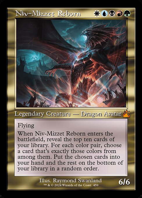 Niv-Mizzet Reborn highlighted card art