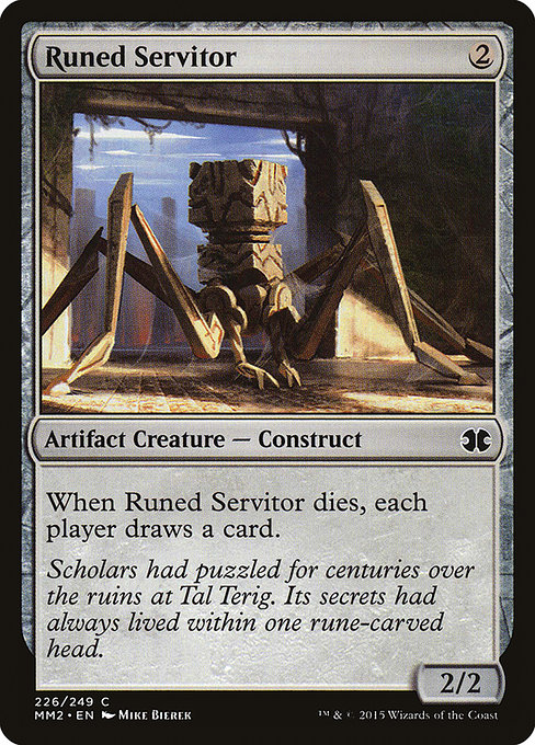 Runed Servitor from Modern Masters 2015