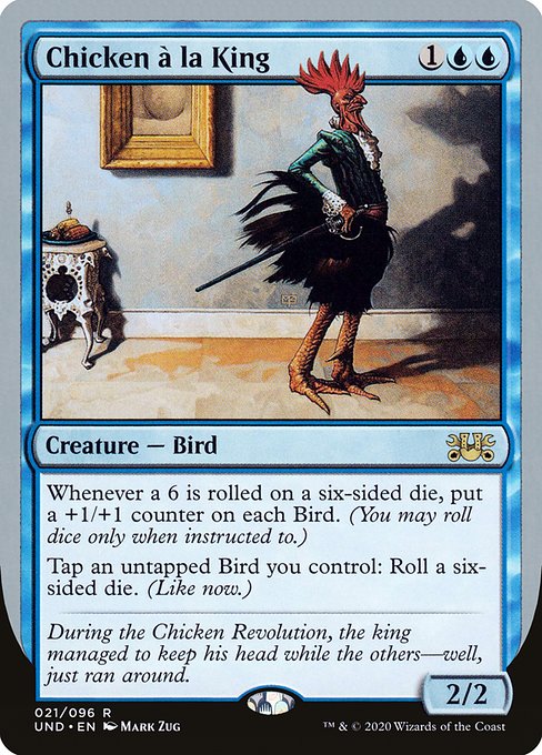 Chicken à la King highlighted card art