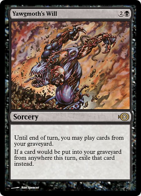 Yawgmoth's Will from Magic Online Promos