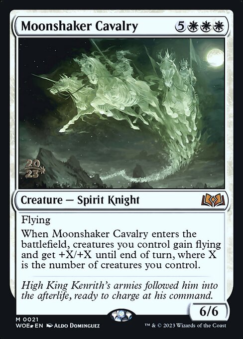 Moonshaker Cavalry from Wilds of Eldraine Promos