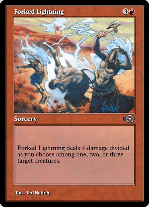 Forked Lightning from Magic Online Promos