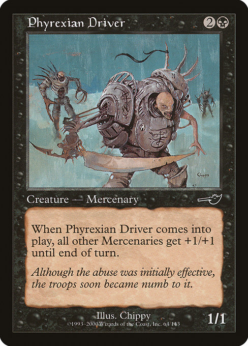 Phyrexian Driver highlighted card art