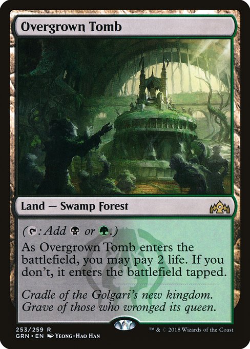 Overgrown Tomb from Guilds of Ravnica