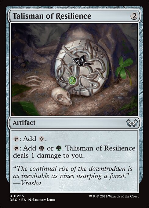 Talisman of Resilience from Duskmourn: House of Horror Commander