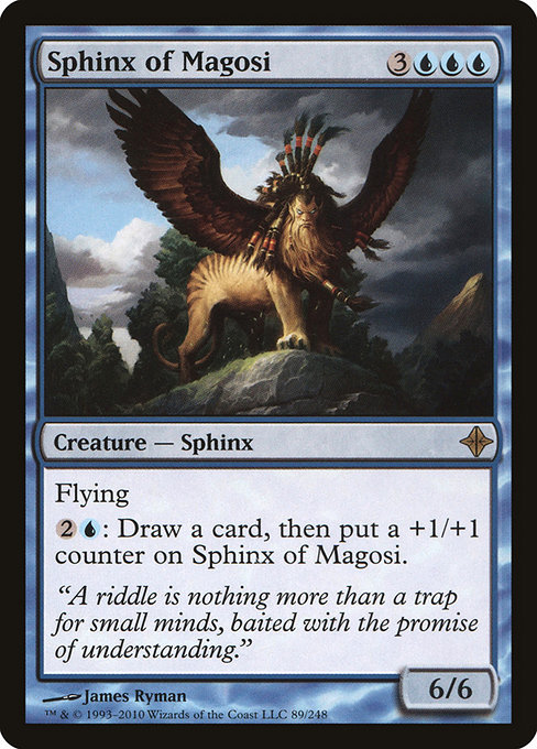 Sphinx of Magosi from Rise of the Eldrazi
