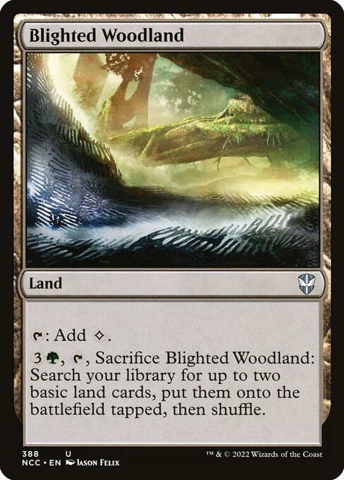 Blighted Woodland from New Capenna Commander
