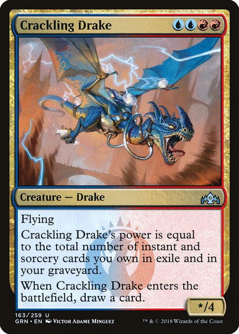Crackling Drake from Guilds of Ravnica