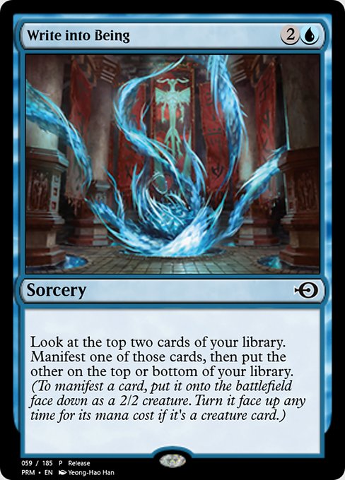 Write into Being from Magic Online Promos