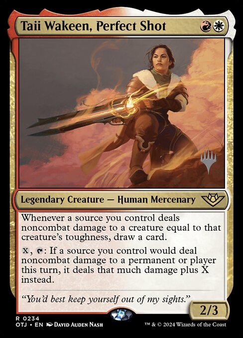 Taii Wakeen, Perfect Shot from Outlaws of Thunder Junction Promos