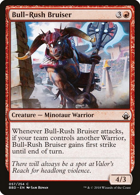 Bull-Rush Bruiser highlighted card art
