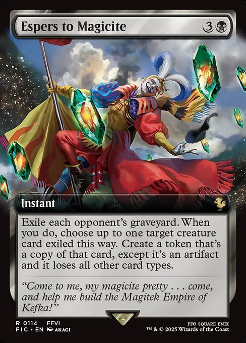 Espers to Magicite from Final Fantasy Commander