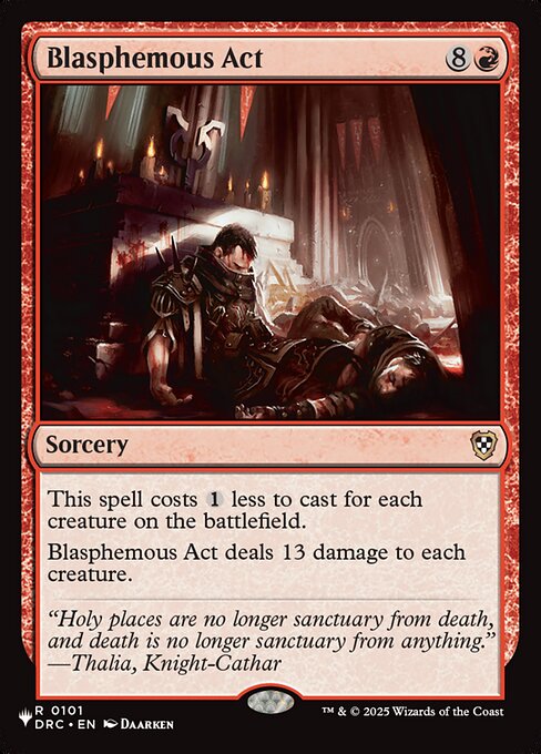 Blasphemous Act from The List