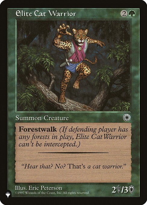 Elite Cat Warrior highlighted card art