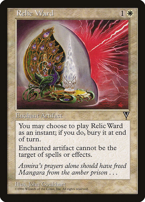 Relic Ward highlighted card art