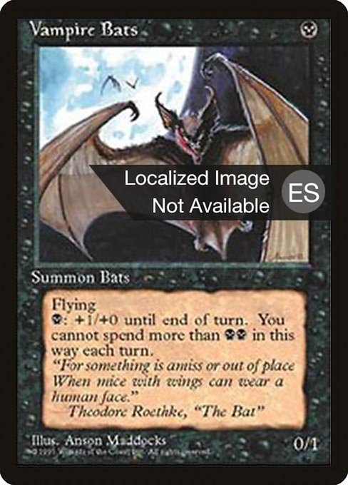 Vampire Bats from Fourth Edition Foreign Black Border