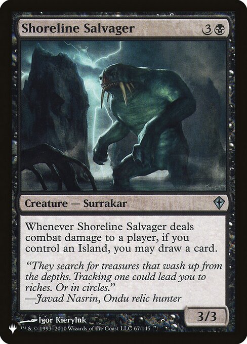 Shoreline Salvager highlighted card art