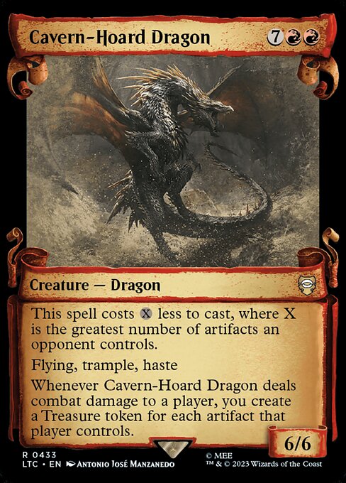 Cavern-Hoard Dragon highlighted card art