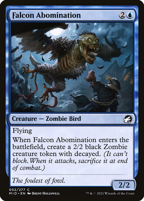 Falcon Abomination from Innistrad: Midnight Hunt